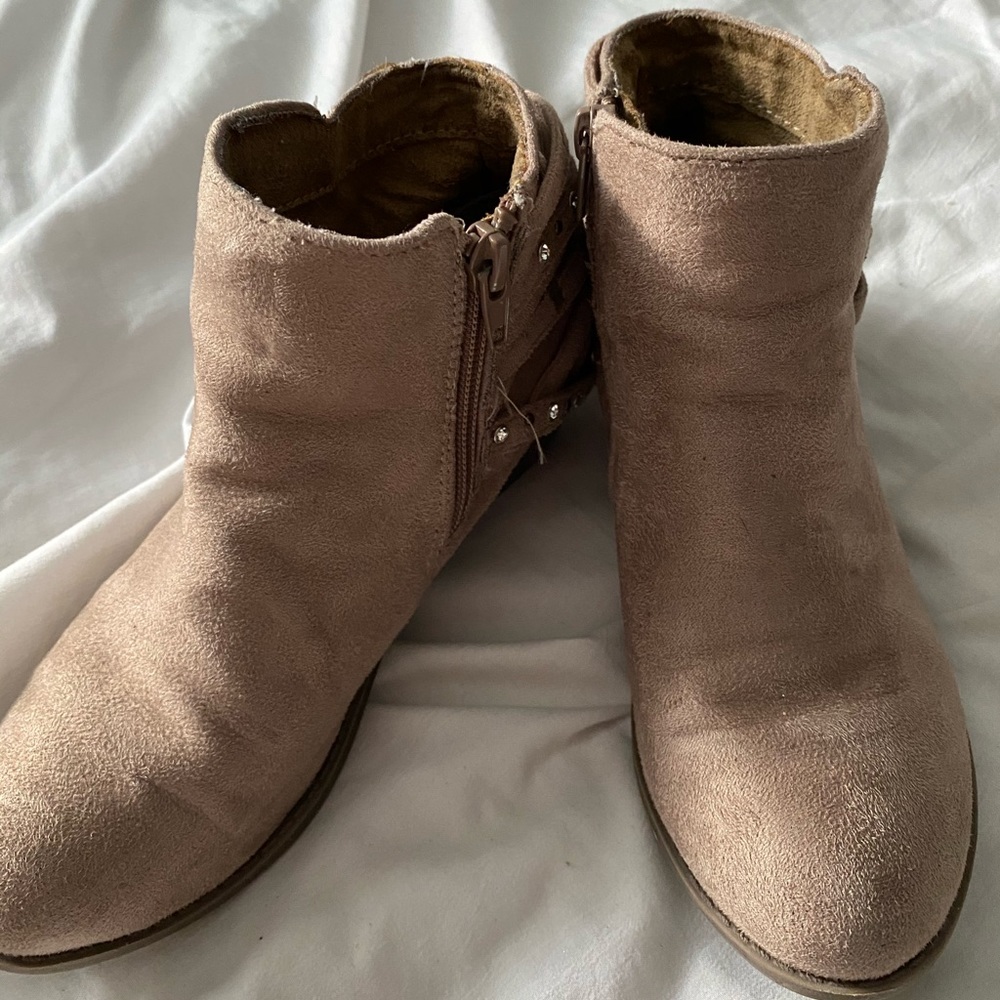 girls brown booties